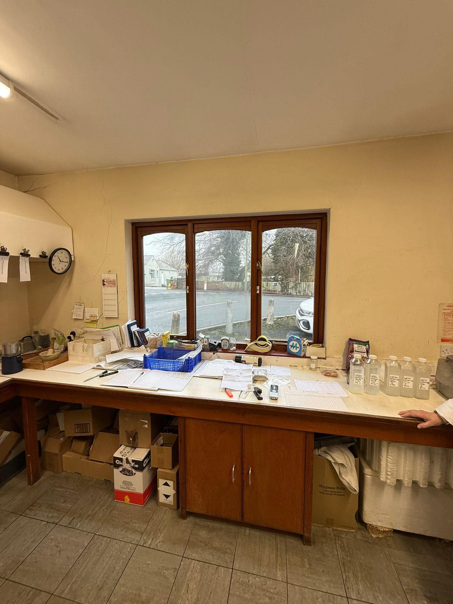 Before — interior damage Tickton commercial premises